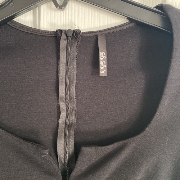 LULUS Exclusive Chic and Loving It Black Midi Dress - Picture 6 of 8